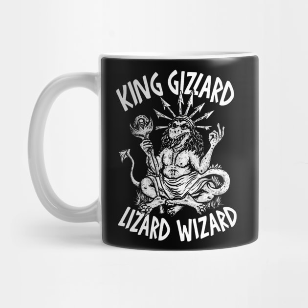 Psychedelic God King Gizzard & Lizard Wizard by Aldrvnd